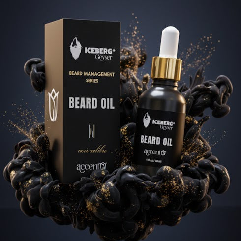 ICEBERG+geyser Beard Oil (Noir Calibre)