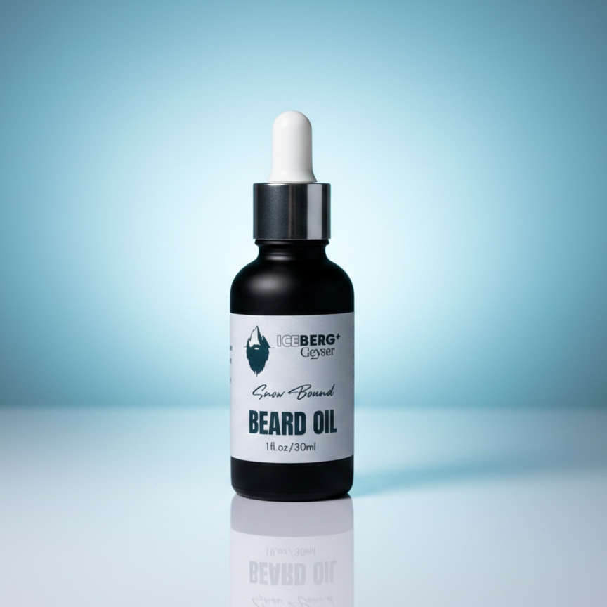 ICEBERG+geyser Beard Oil (Snow Bound)