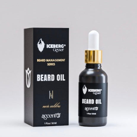 ICEBERG+geyser Beard Oil (Noir Calibre)